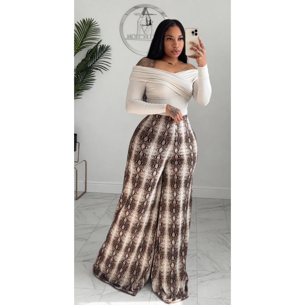Snake skin Alli pants