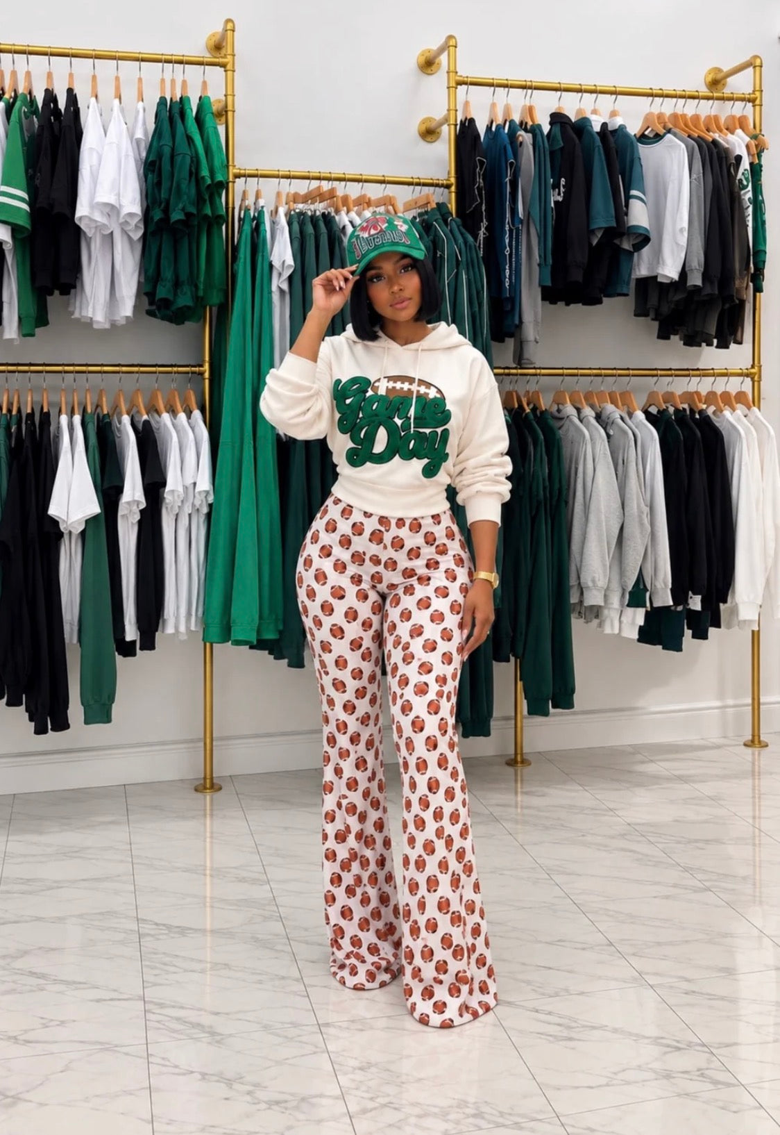 Football bell bottoms