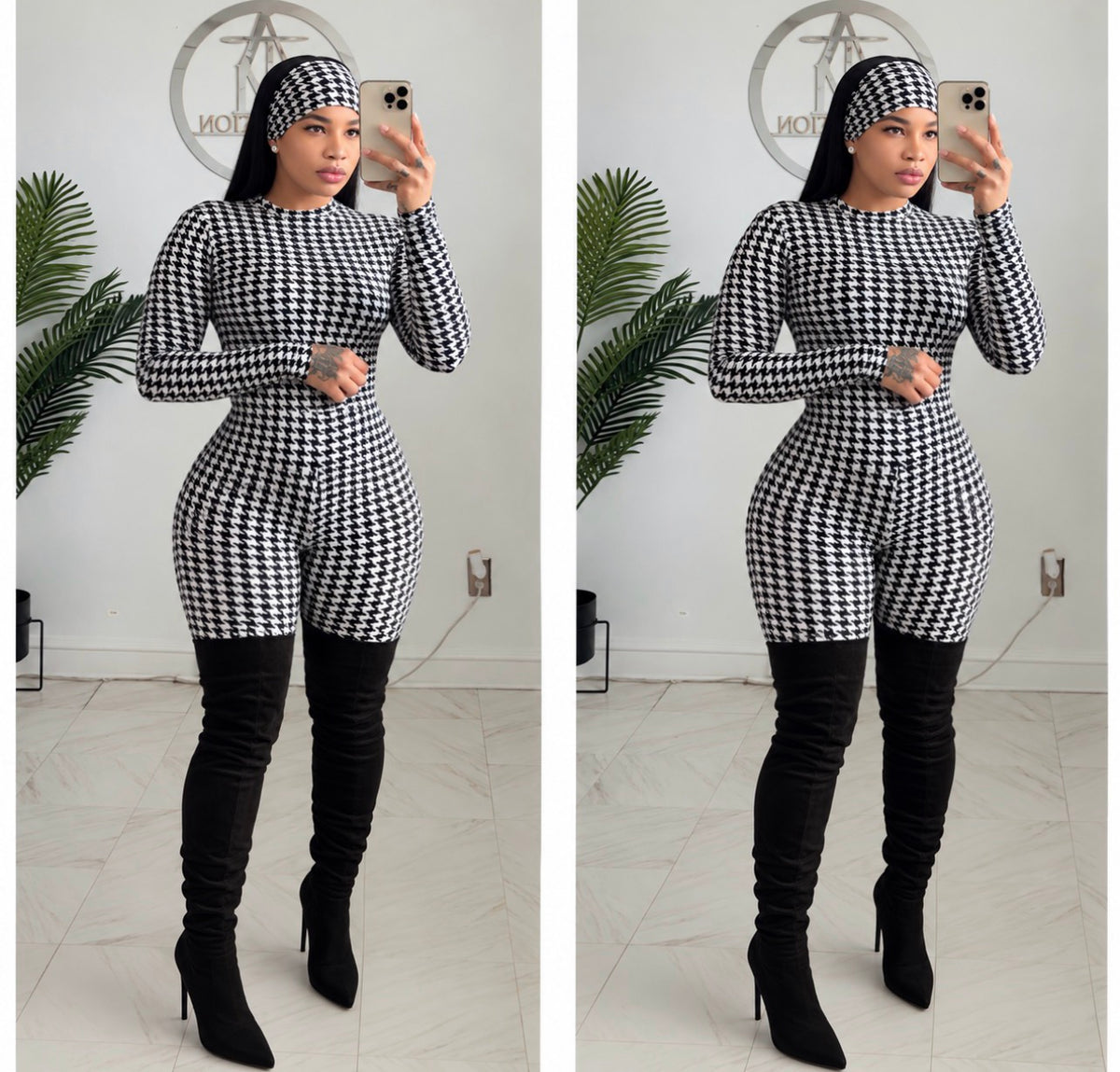 Houndstooth Legging set