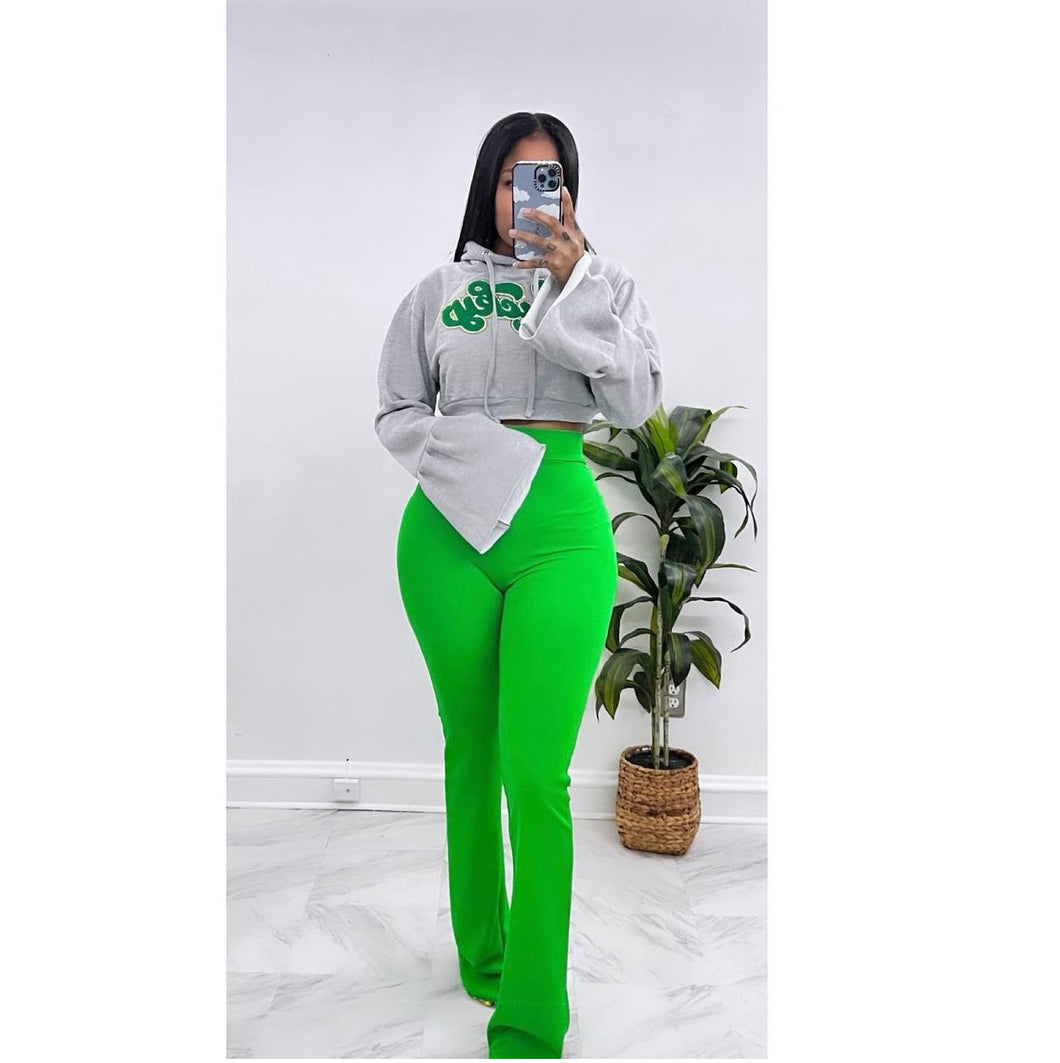 *10 busines day processing” lucky cropped hoodie