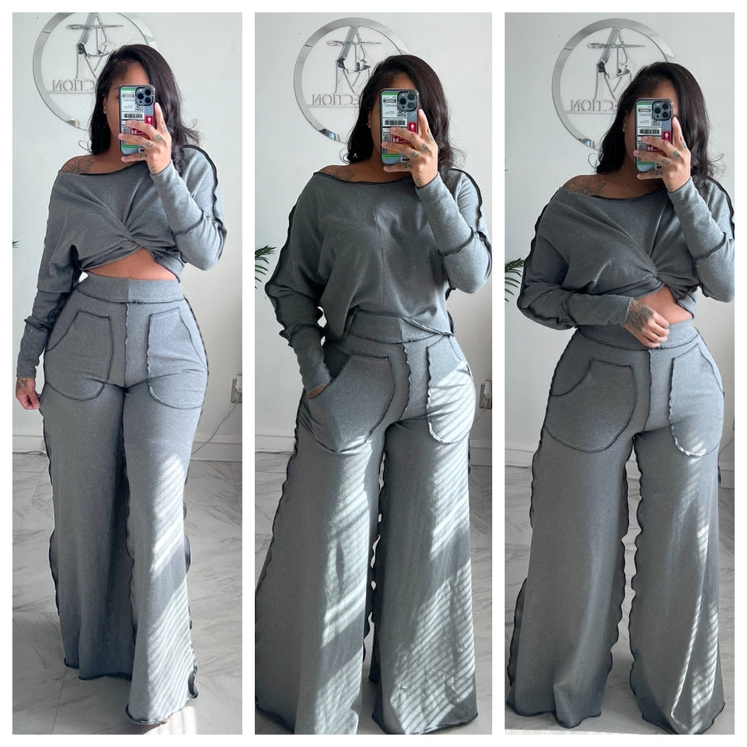 Grey 2 pc laney set